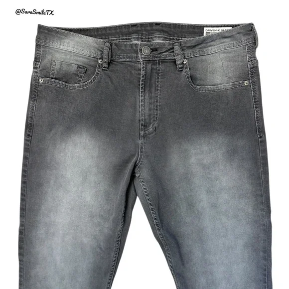 BUFFALO DAVID BITTON Driven-X Basic Straight Stretch Big & Tall Jeans - 36 x 34 - Picture 3 of 8